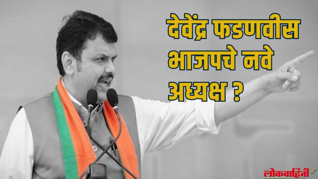 President : देवेंद्र फडणवीस भाजपचे नवे अध्यक्ष ?