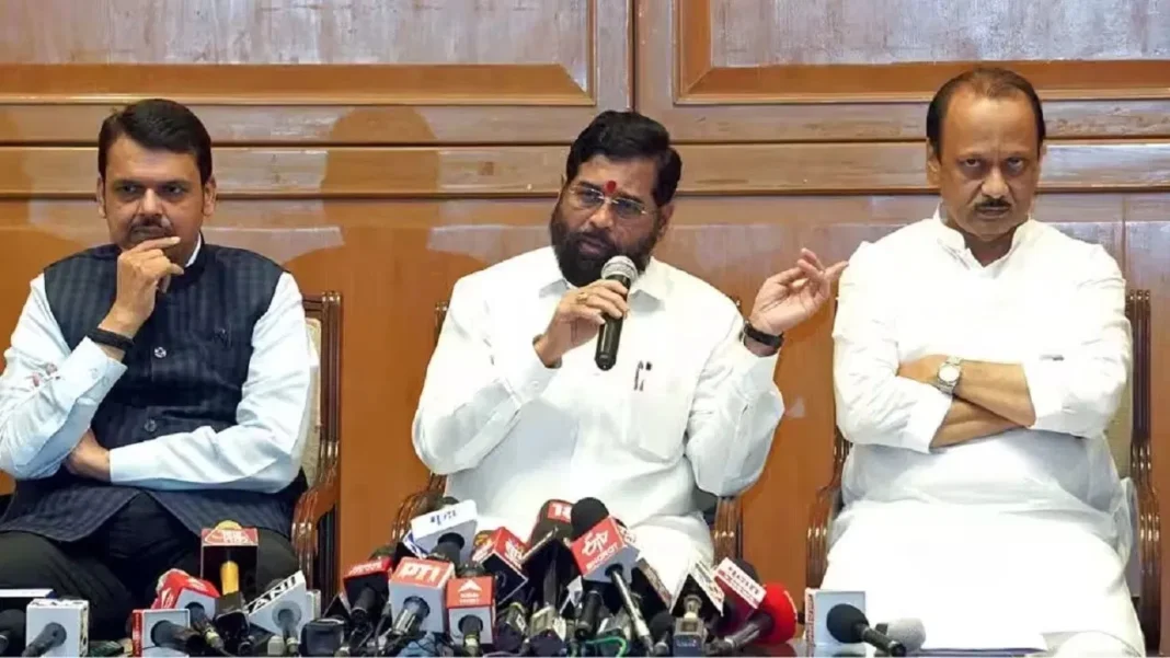 अमित शाहांची शिंदे, फडणवीस, पवारांसोबत बंद दाराआड चर्चा