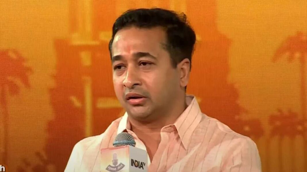 हिंदी नको तर संस्कृत घ्या! राज्यात कुठेही हिंदीची सक्ती नाही, नितेश राणेंचं वक्तव्य